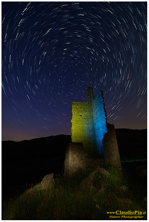 night photography, star, notte, notturna, startrail, nature, night, light painting, stelle, dark, star circle